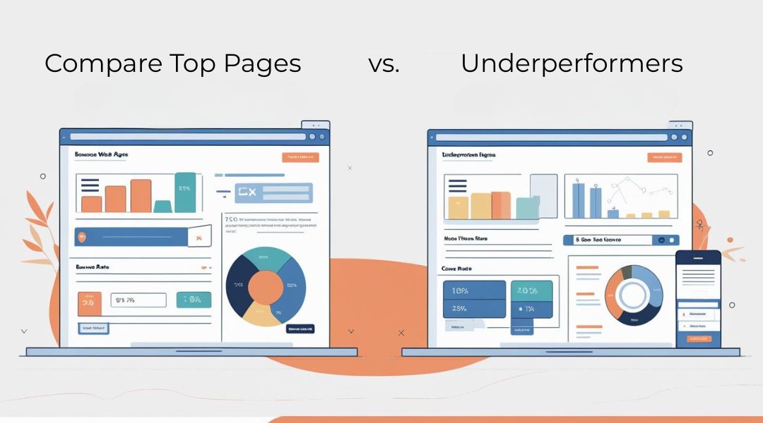 Compare Top Pages vs. Underperformers