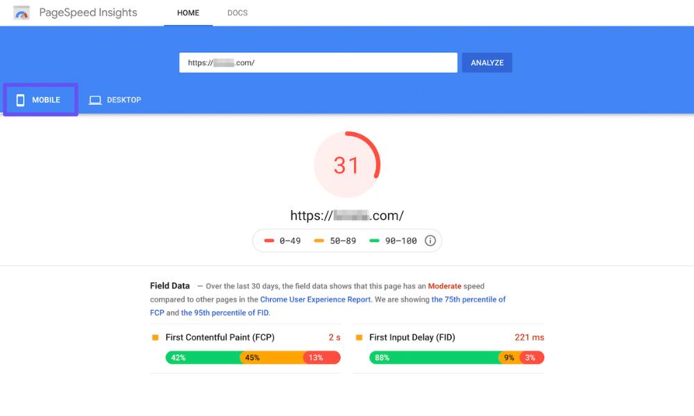 Google PageSpeed Insights