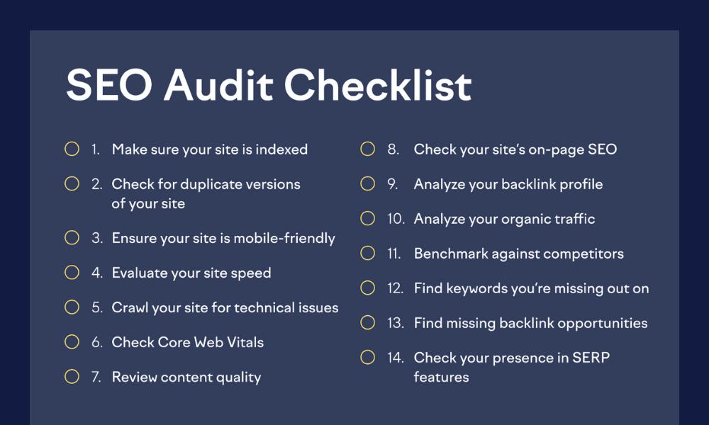 SEO Audit Checklist