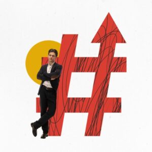 Use current hashtag.