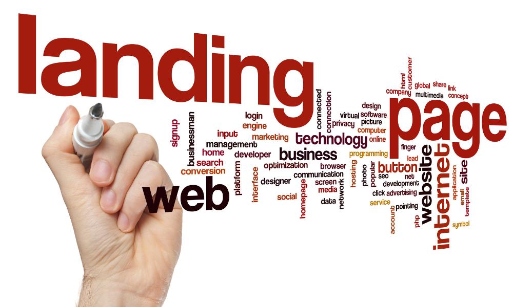 website and landing pages